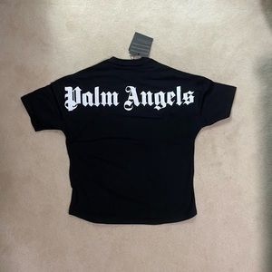 Medium Palm Angels Black Unisex Back Logo T Shirt